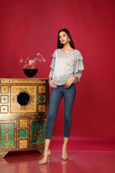 1 Piece Shemir Zari Top (CR2448)