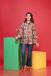 1 Piece Printed Lawn Top (CR2462)