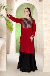 1 Piece Khaddar Top (CR3329)