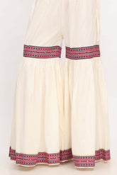 1 Piece Cambric Gharara (CZ3077)