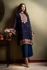 1 Piece Printed Chiffon Top (FR0820)