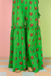 1 Piece Printed Cambric Gharara (CZ2259)