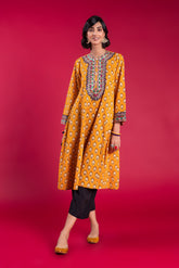1 Piece Printed Cambric Frock (CR3095)
