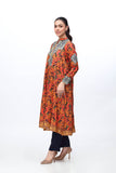 1 Piece Raw Silk Frock (FR0878)