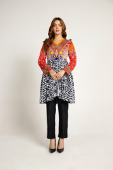 1 Piece Raw Silk Frock (TR1011)