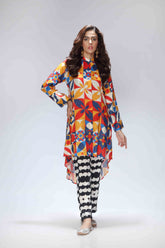 2 Piece Raw Silk Suit (CR3026)