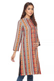 1 Piece Slub Khaddar Print Shrug (TR0714)