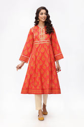 1 Piece Printed Lawn Frock (TR0819)
