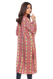 1 Piece Printed Linen Shrug (TR0723)