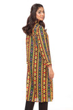 1 Piece Printed Slub Khaddar Shrug (TR0687)