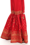 1 Piece Printed Cambric Gharara (CZ2398)