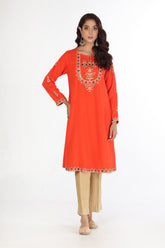 1 Piece Lawn Karandi Frock (CR3001)