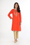 1 Piece Lawn Karandi Frock (CR3001)