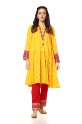 1 Piece Printed Lawn Frock (CR2717)