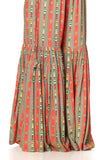 1 Piece Printed Linen Gharara (CZ2414)
