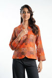 Printed Slub Khaddar Jacket (TR0911)