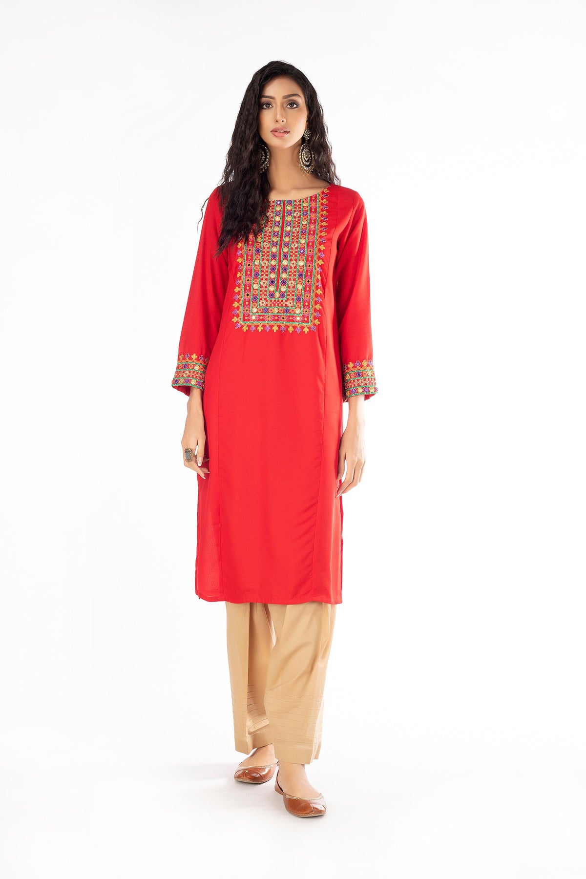 1 Piece Lawn Karandi Top (CR2822)