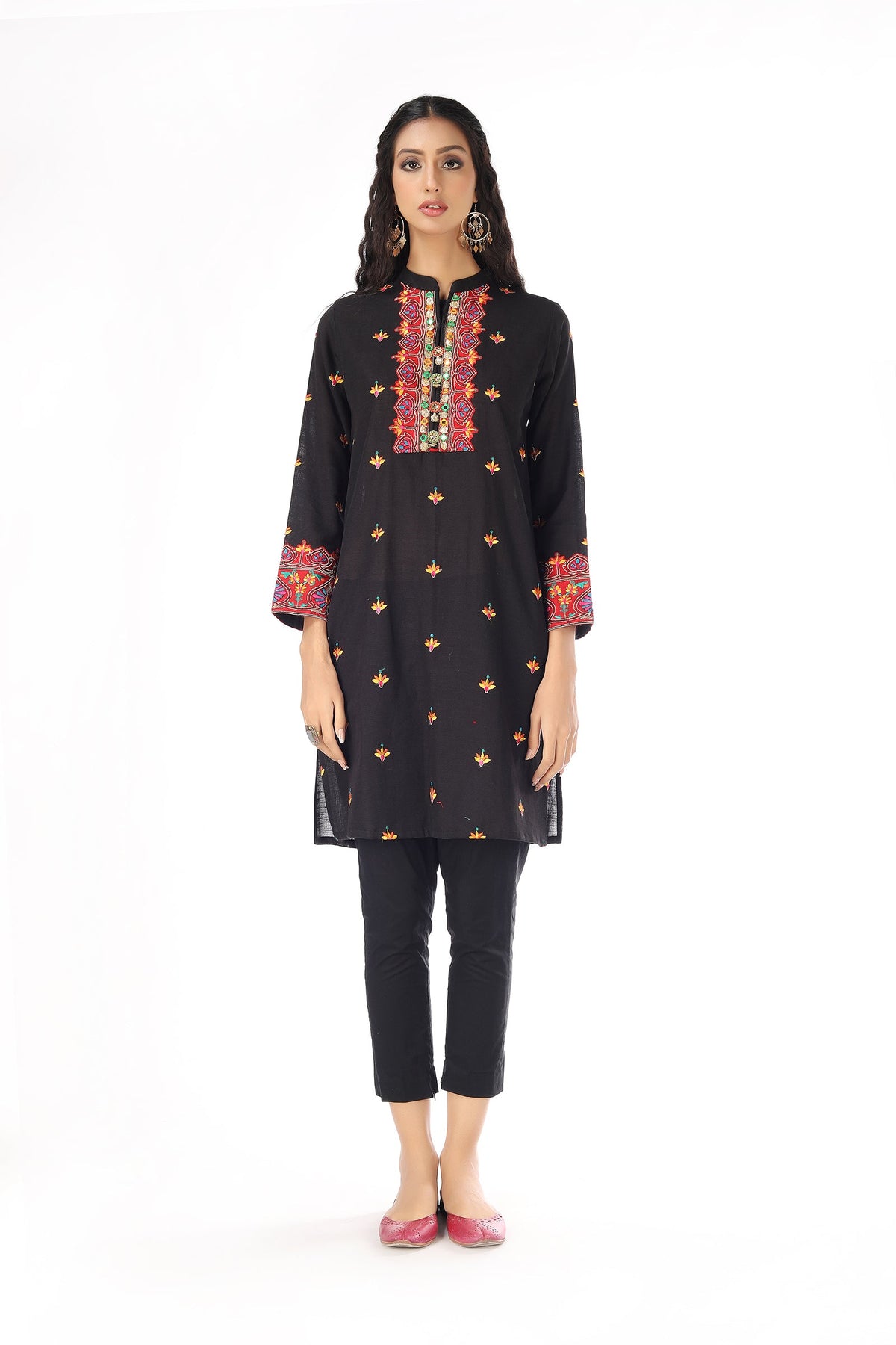 1 Piece Slub Khaddar Top (CR2817)