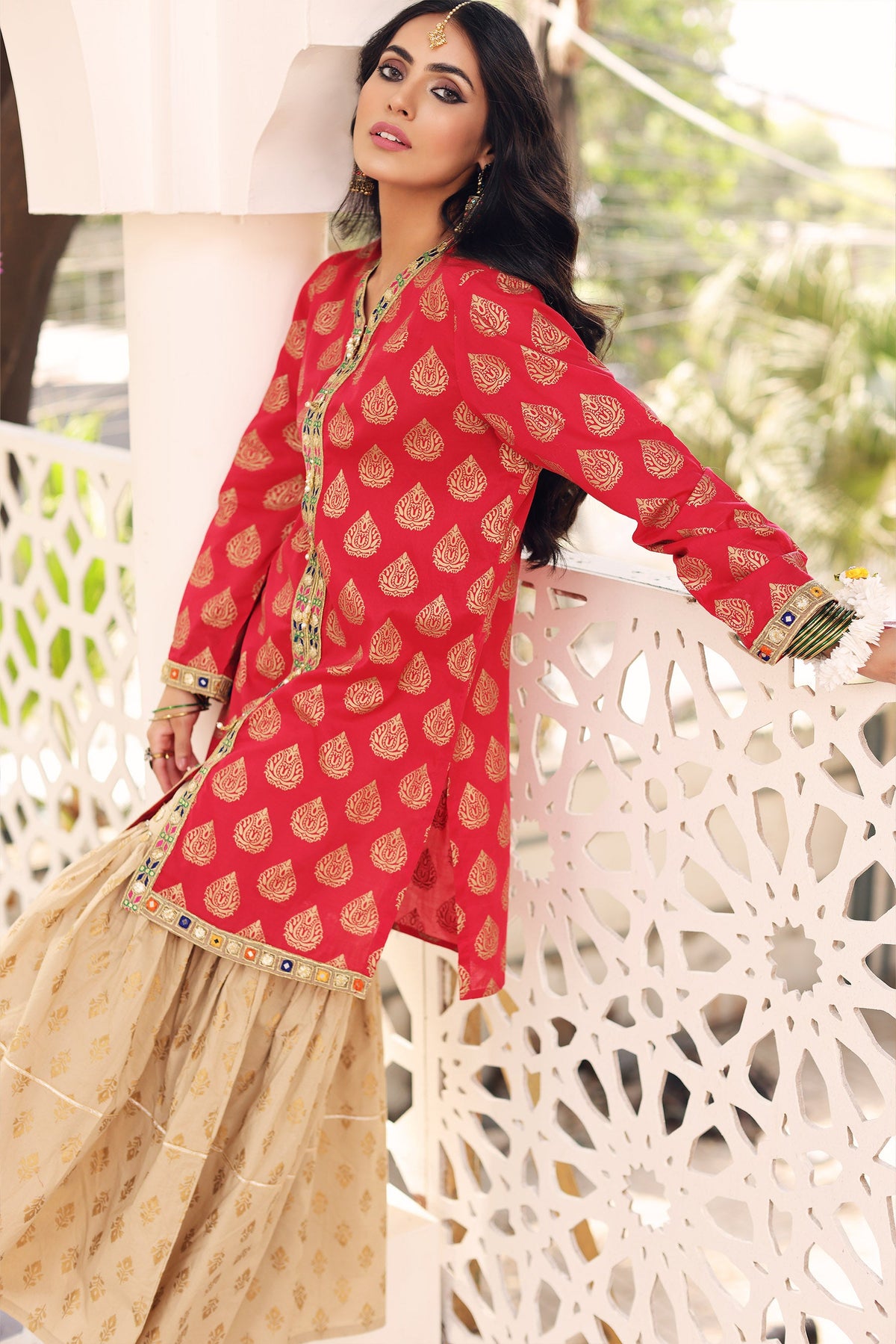 1 Piece Printed Lawn Top (CR2674)