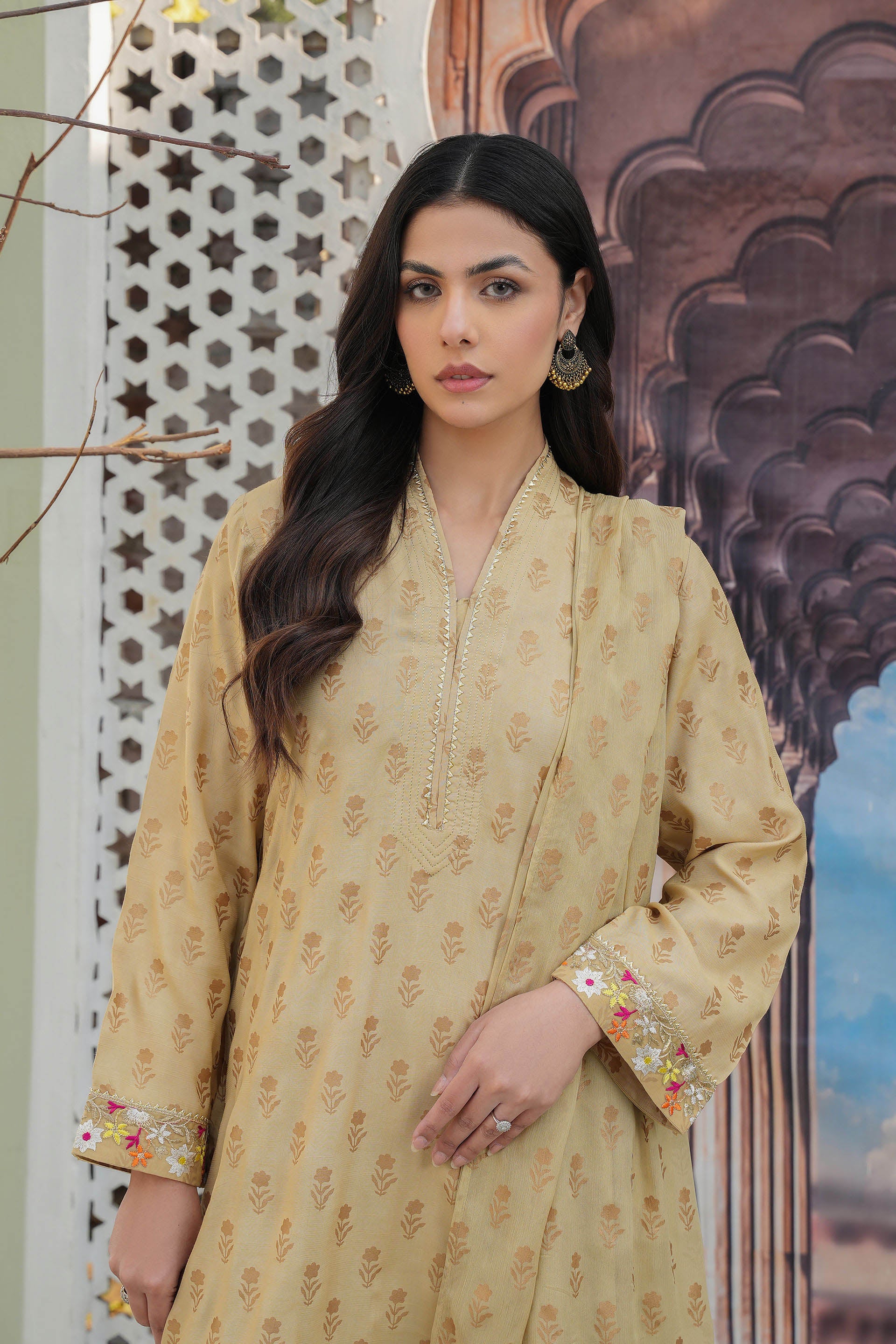 2 Piece Raw Silk Set (FR0974)