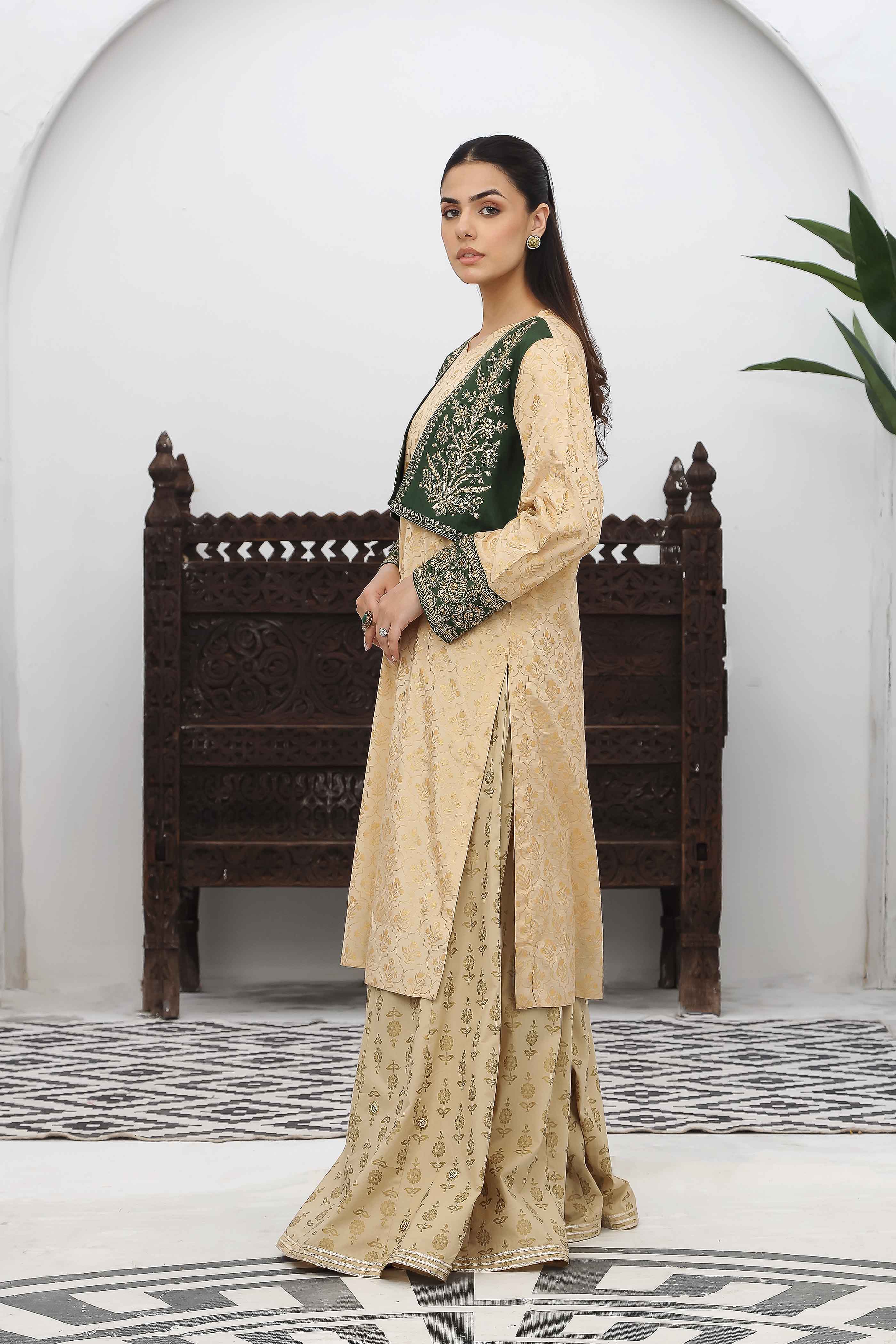 1 Piece Raw Silk Top (FR0919)