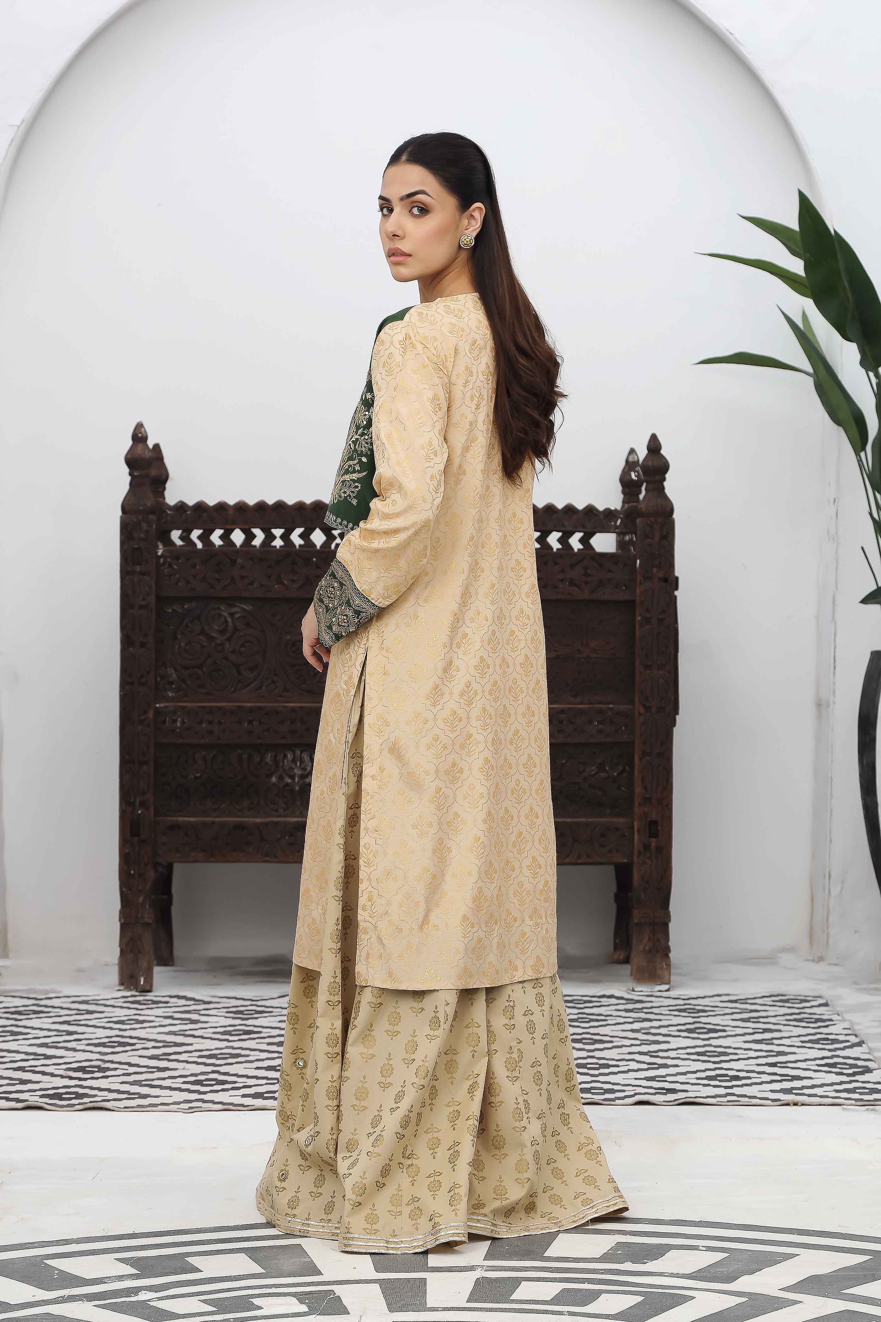 1 Piece Raw Silk Top (FR0919)