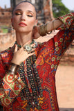 Red Carpet 2 in Multi coloured Pak Raw Silk fabric 3