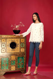 1 Piece Cotton Net Top (CR2446)