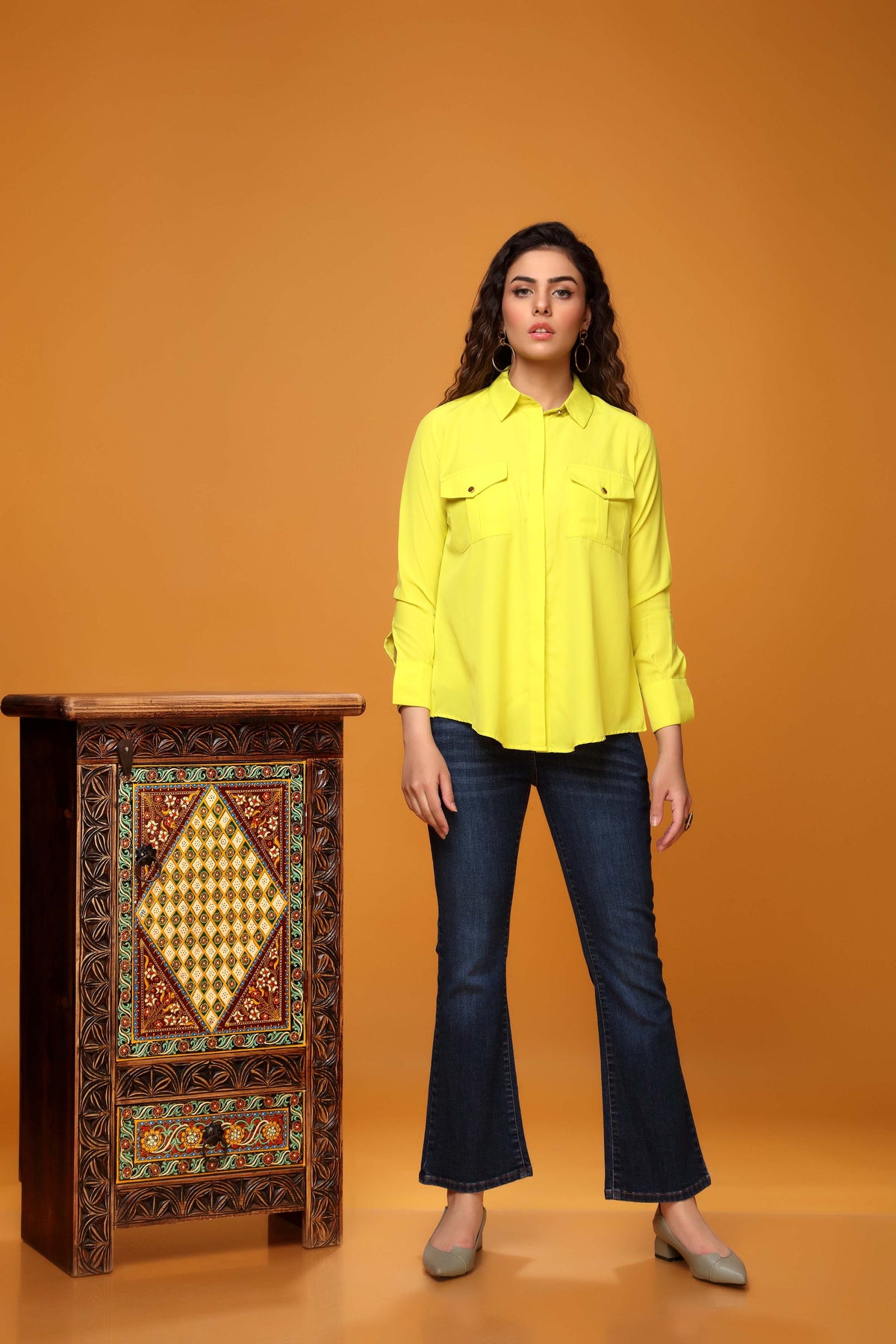 1 Piece Malai Chiffon Top (CR2447)