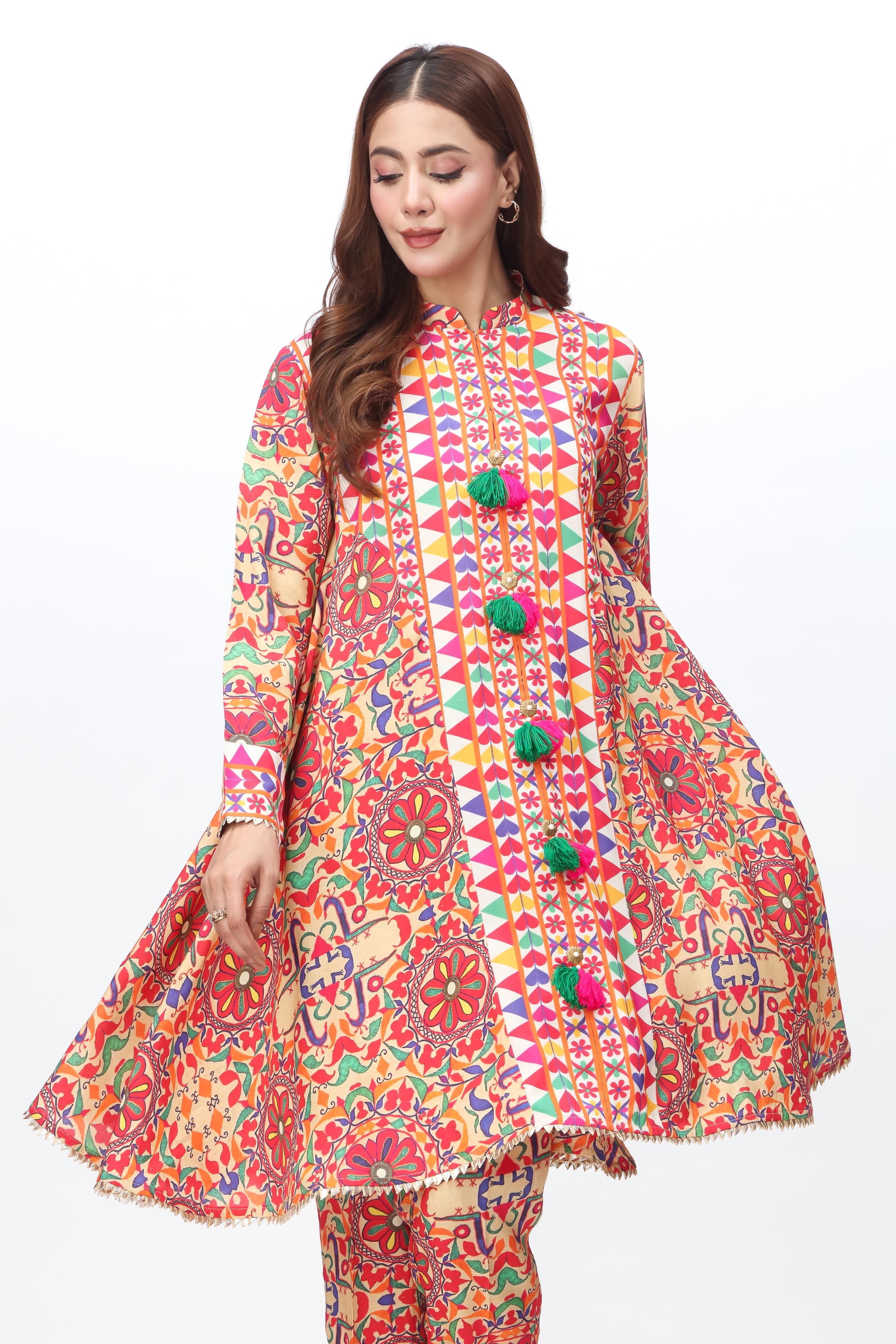 2 Piece Lawn Suit (CR3220)