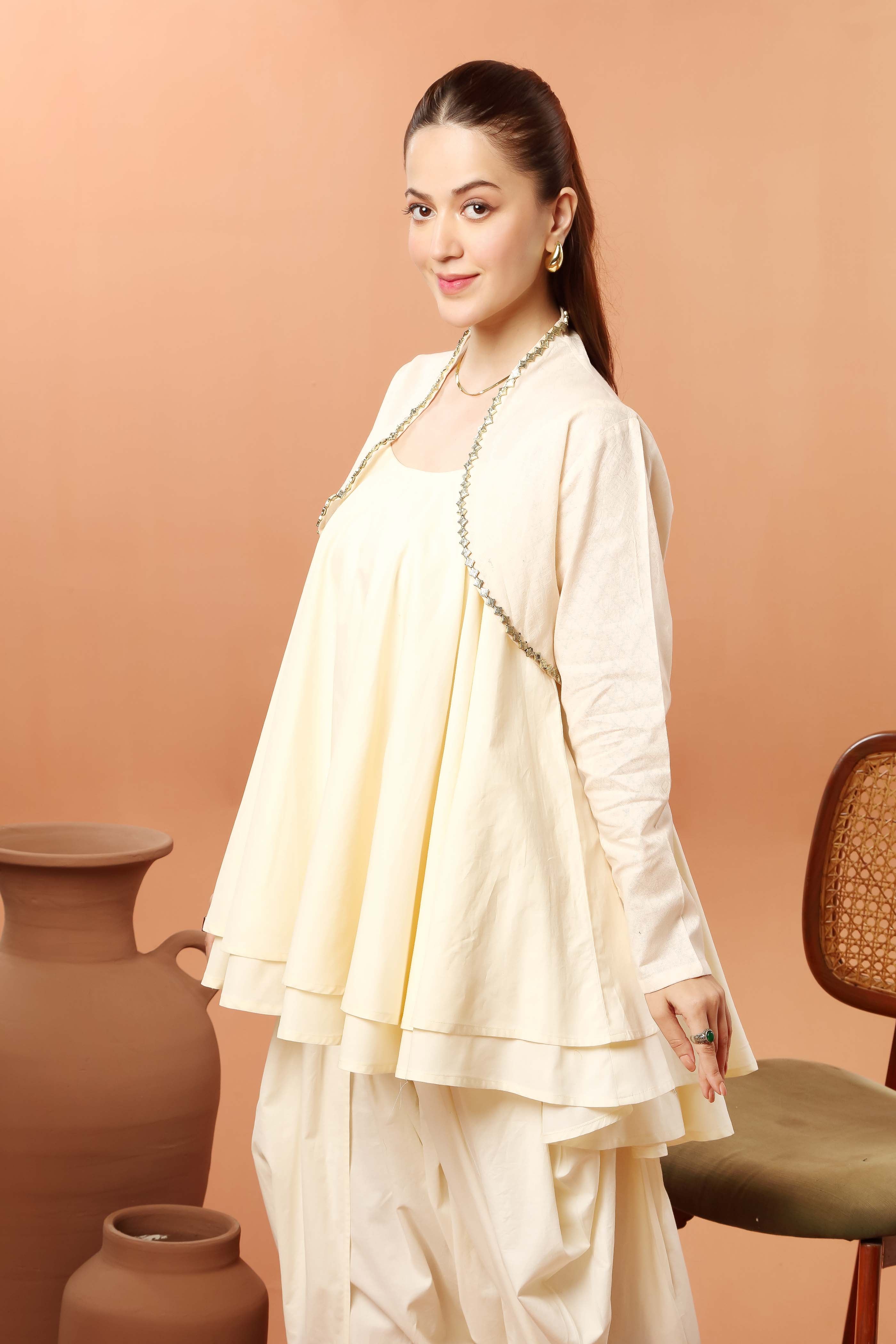 1 Piece Jacquard Koti (CR3278)