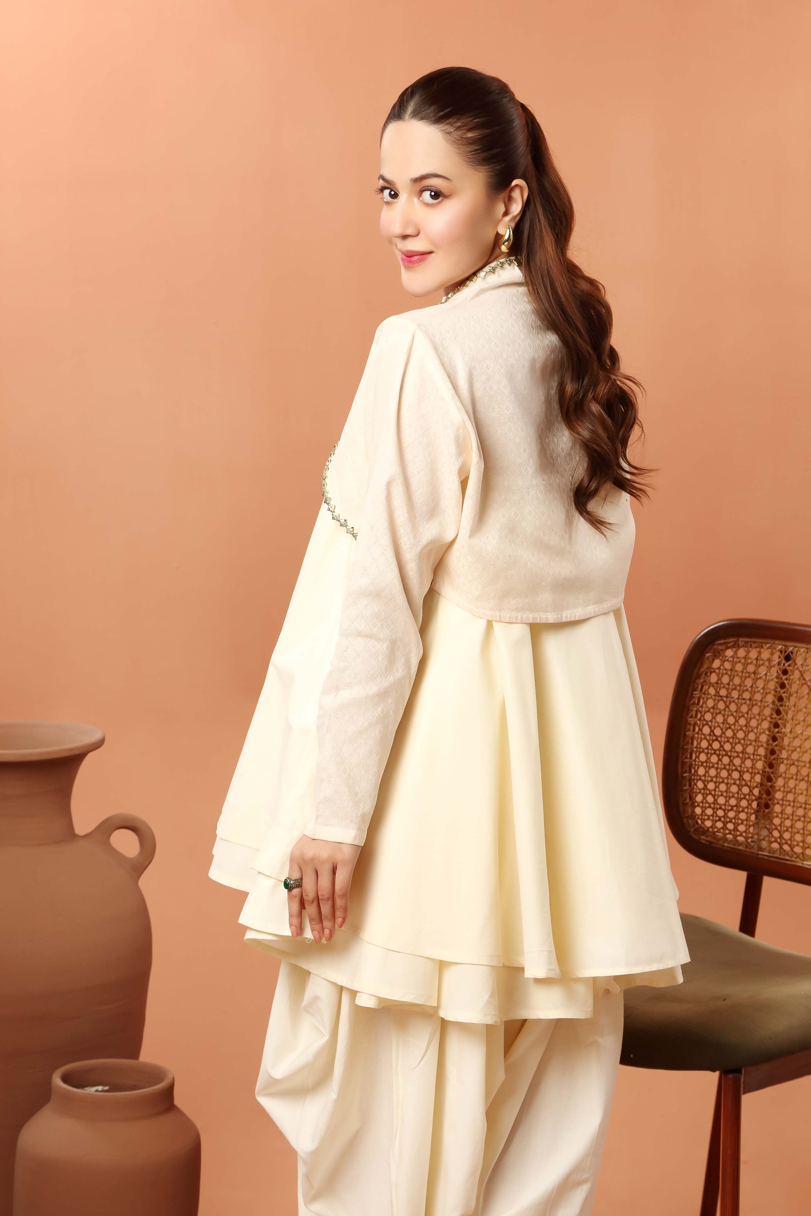 1 Piece Jacquard Koti (CR3278)