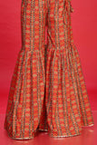 1 Piece Printed Cambric Gharara (CZ2200)