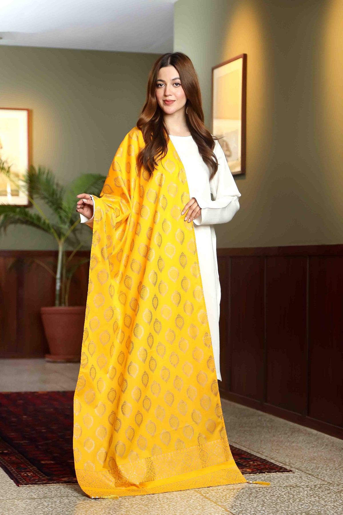 1 Piece Cambric Stole (CZ3069)