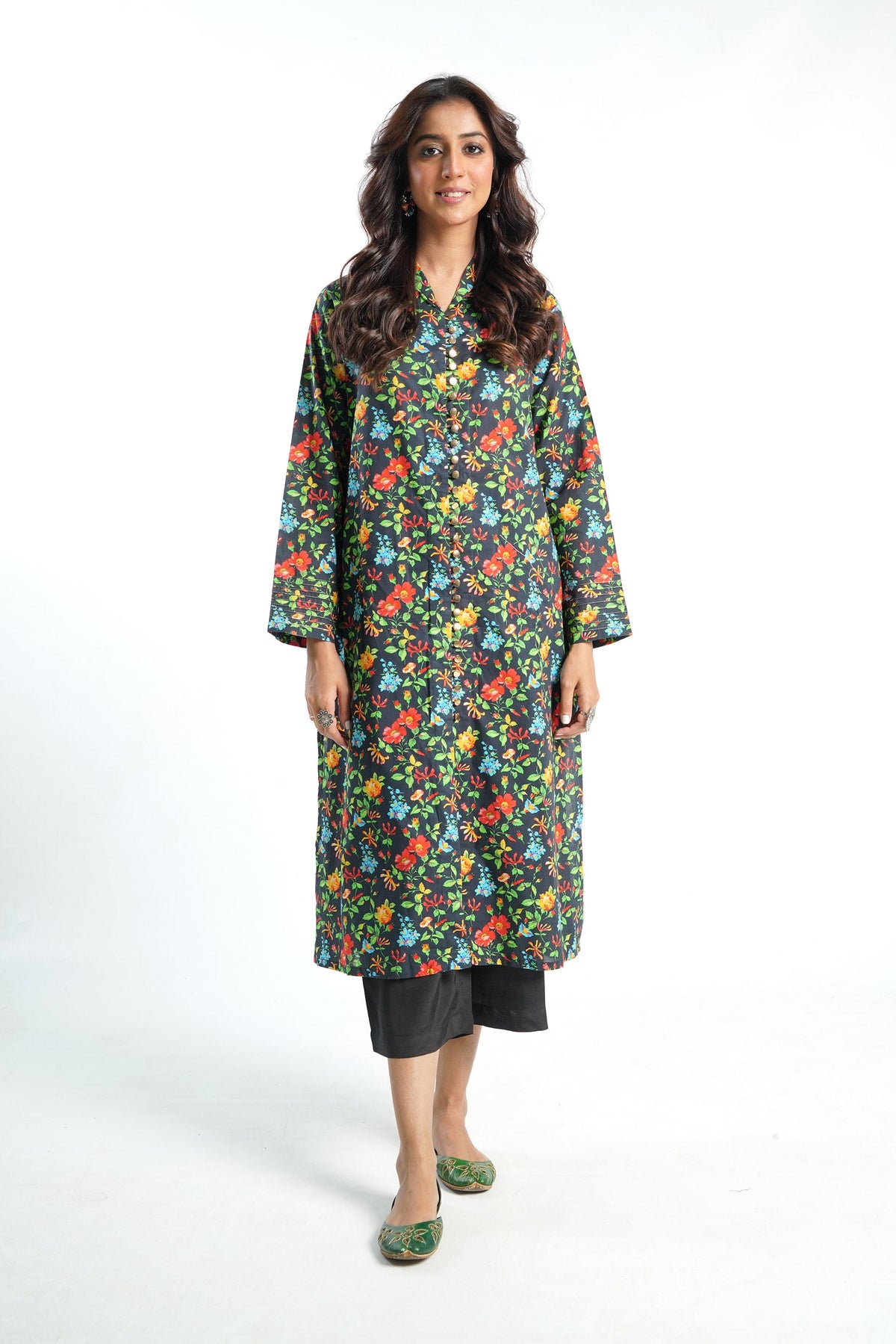 1 Piece Printed Cambric Top (TR0889)