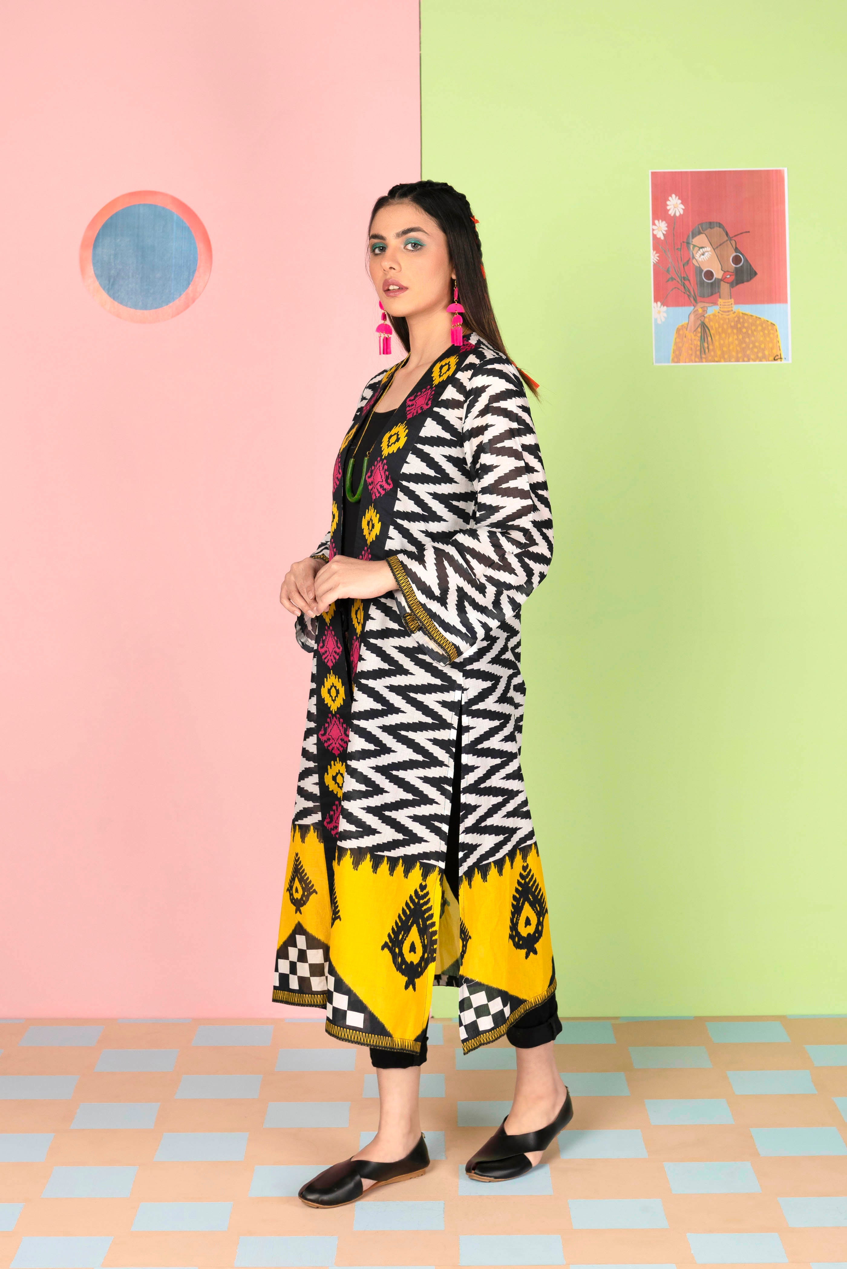 1 Piece Printed Lawn Shrug (TR0610)
