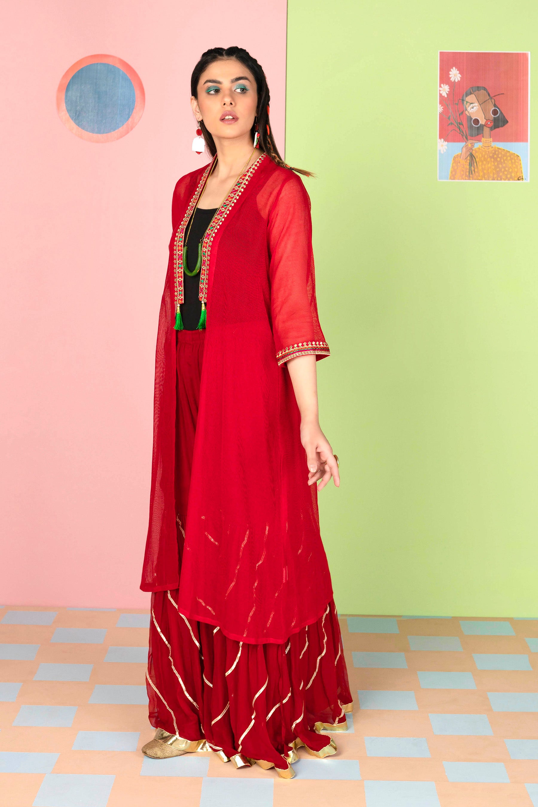 1 Piece Chiffon Shrug (CR2497)
