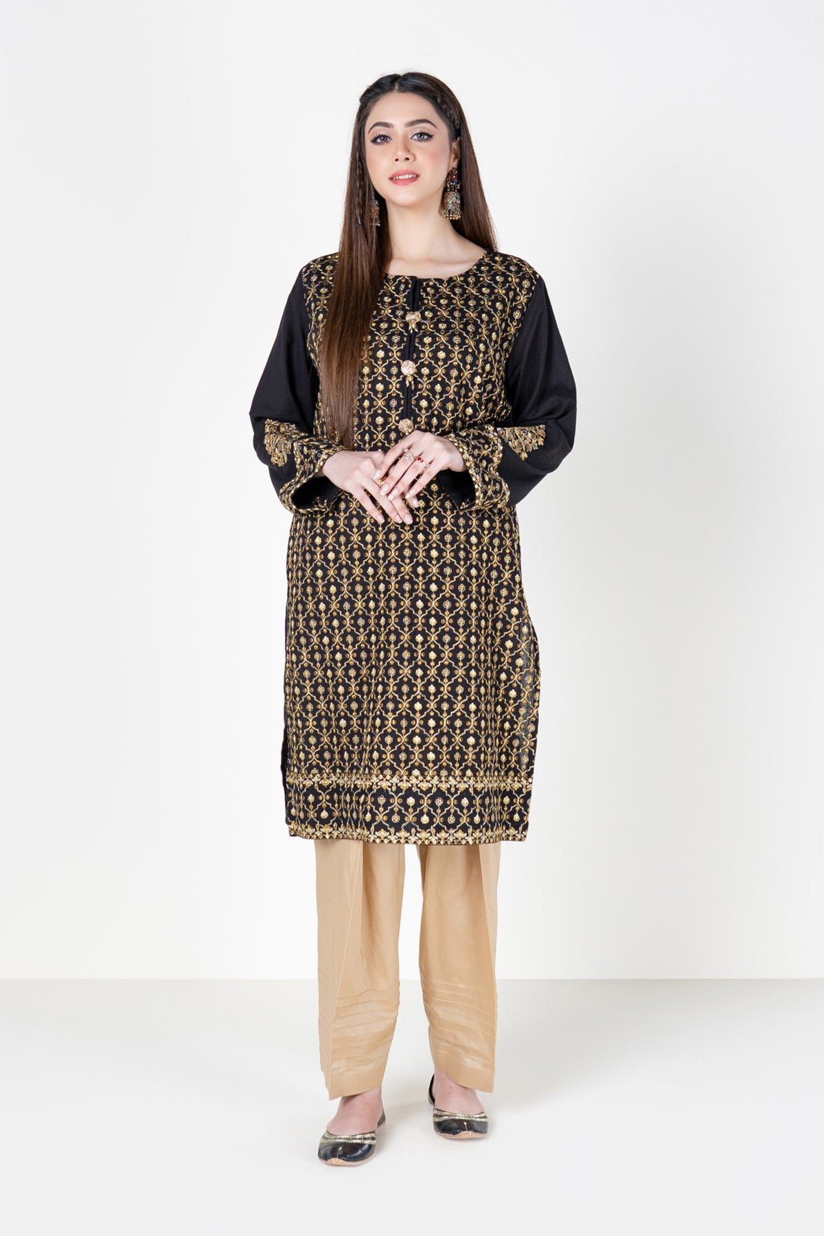 1 Piece Lawn Karandi Top (FR0513)