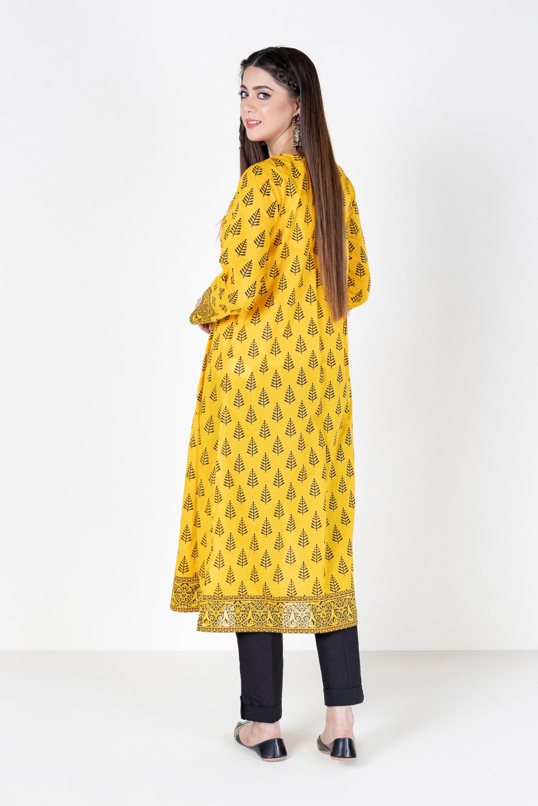 1 Piece Printed Lawn Frock (CR2560)