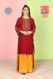 1 Piece Raw Silk Top (FR0481)