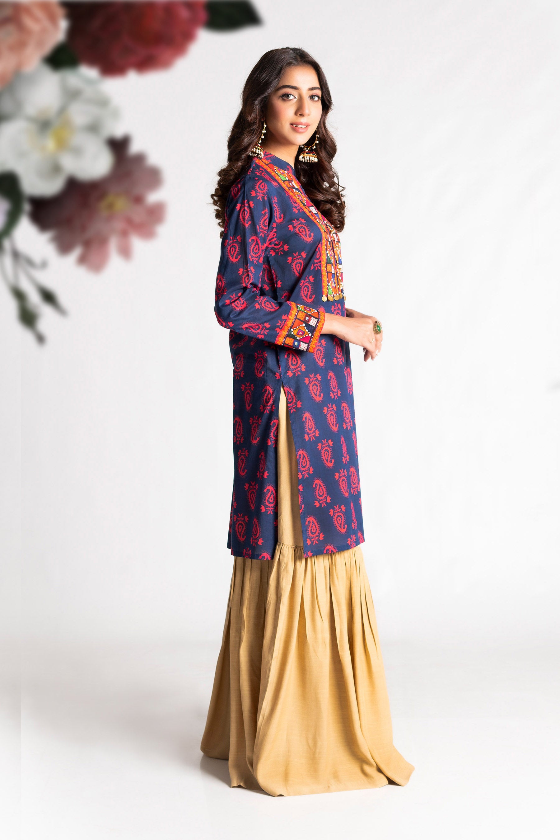 1 Piece Printed Lawn Top (TR0820)