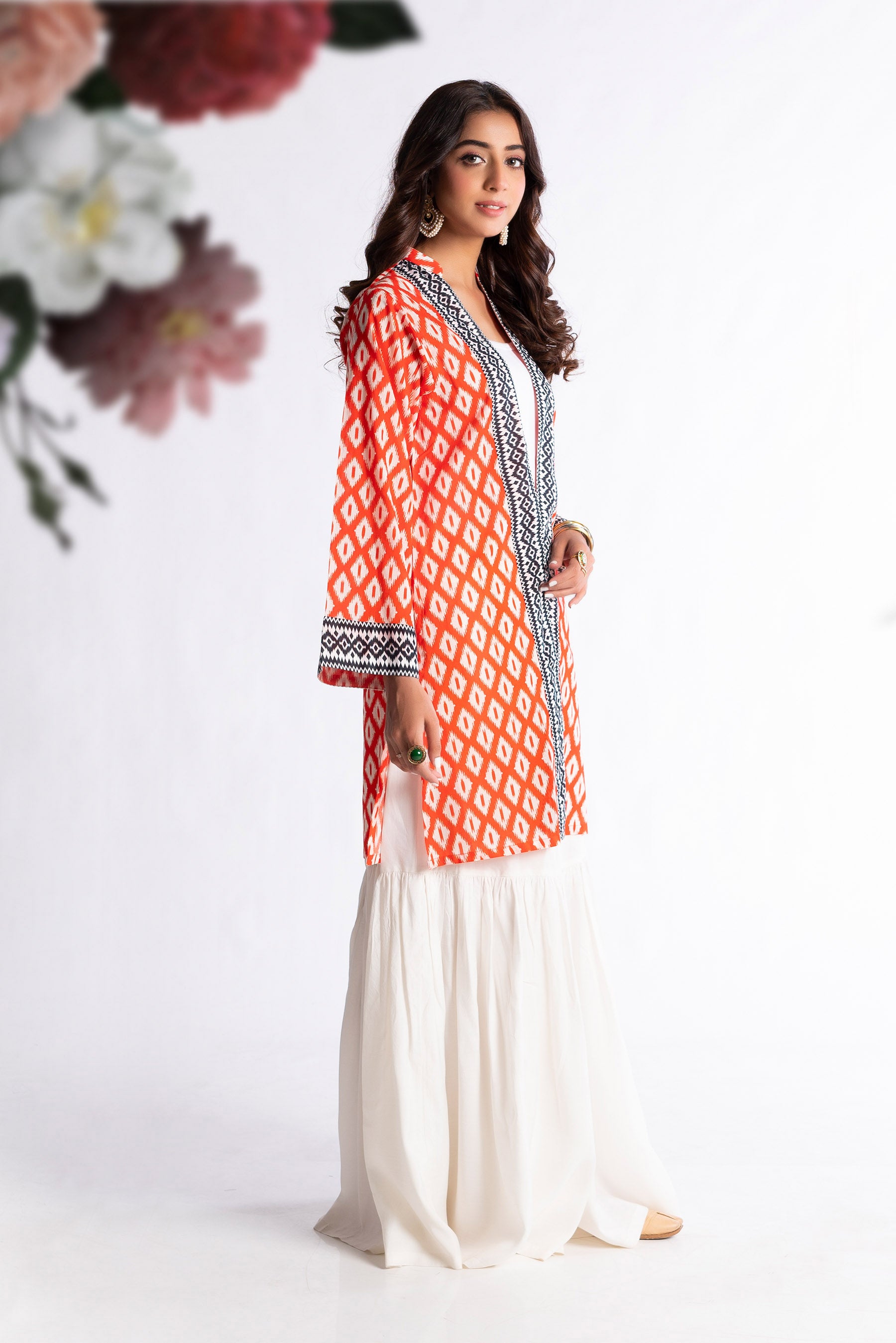 1 Piece Printed Lawn Shrug (TR0808)