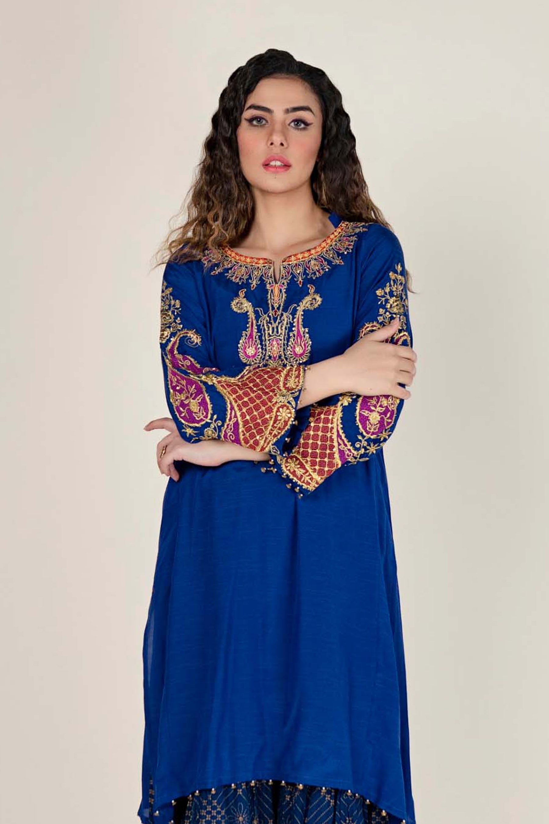 1 Piece Raw Silk Top (FR0510)