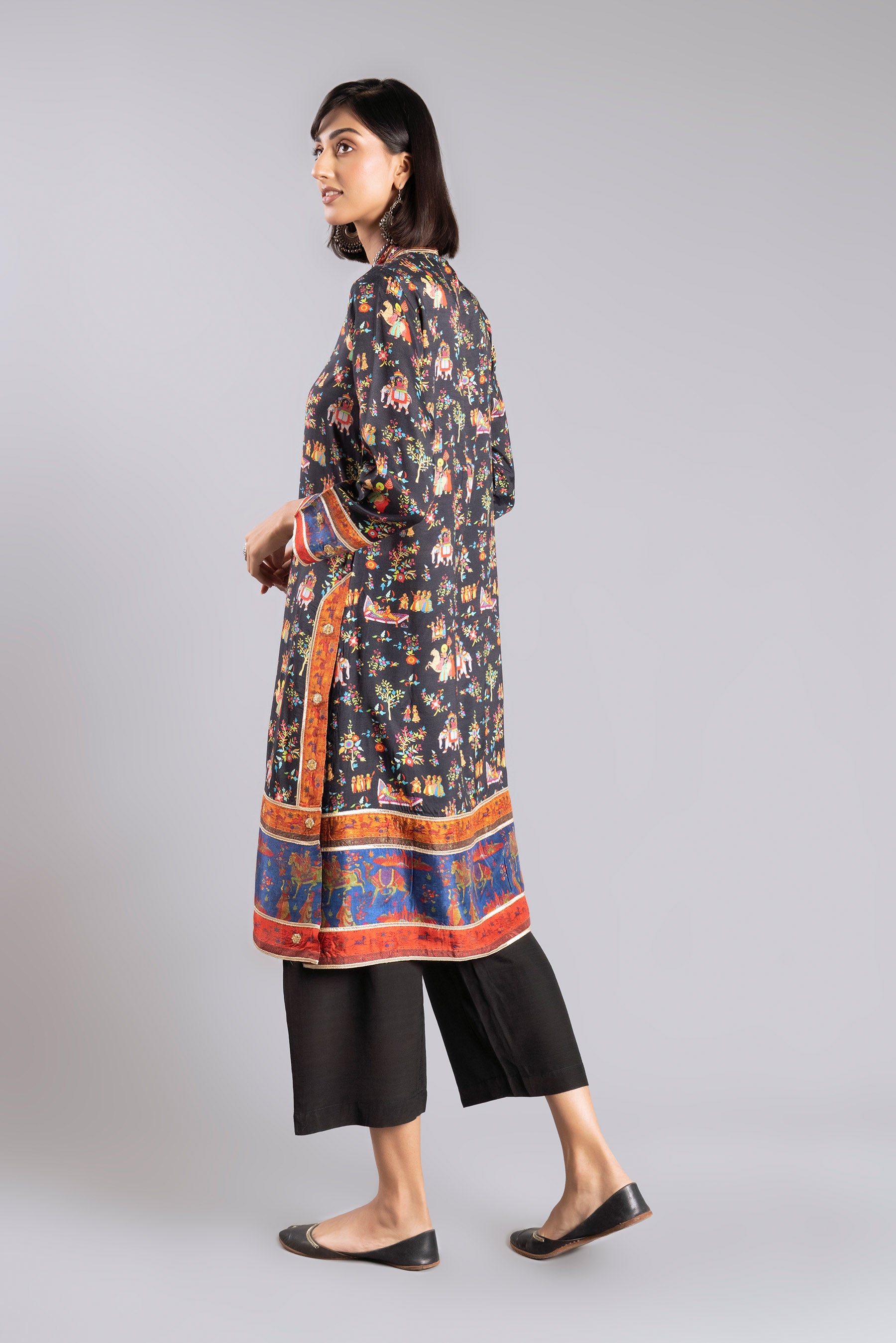 1 Piece Raw Silk Top (FR0784)