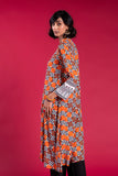 1 Piece Raw Silk Frock (FR0785)