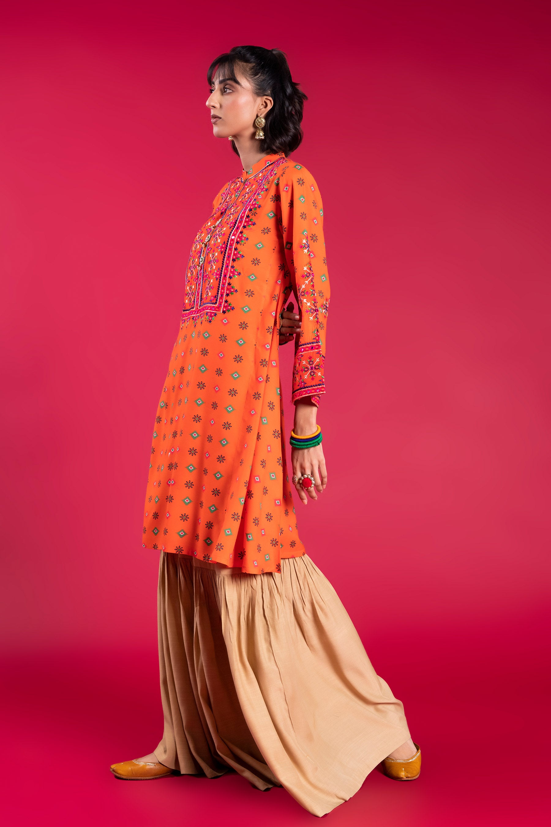 1 Piece Raw Silk Top (FR0778)