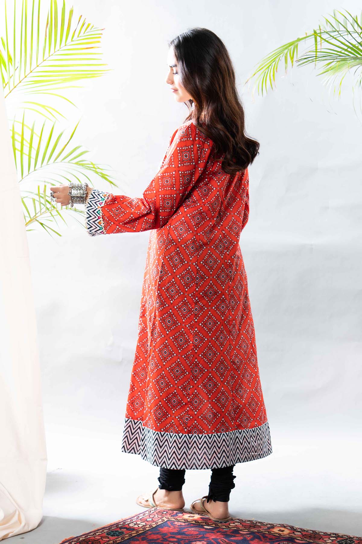 1 Piece Printed Lawn Frock (CR3138)