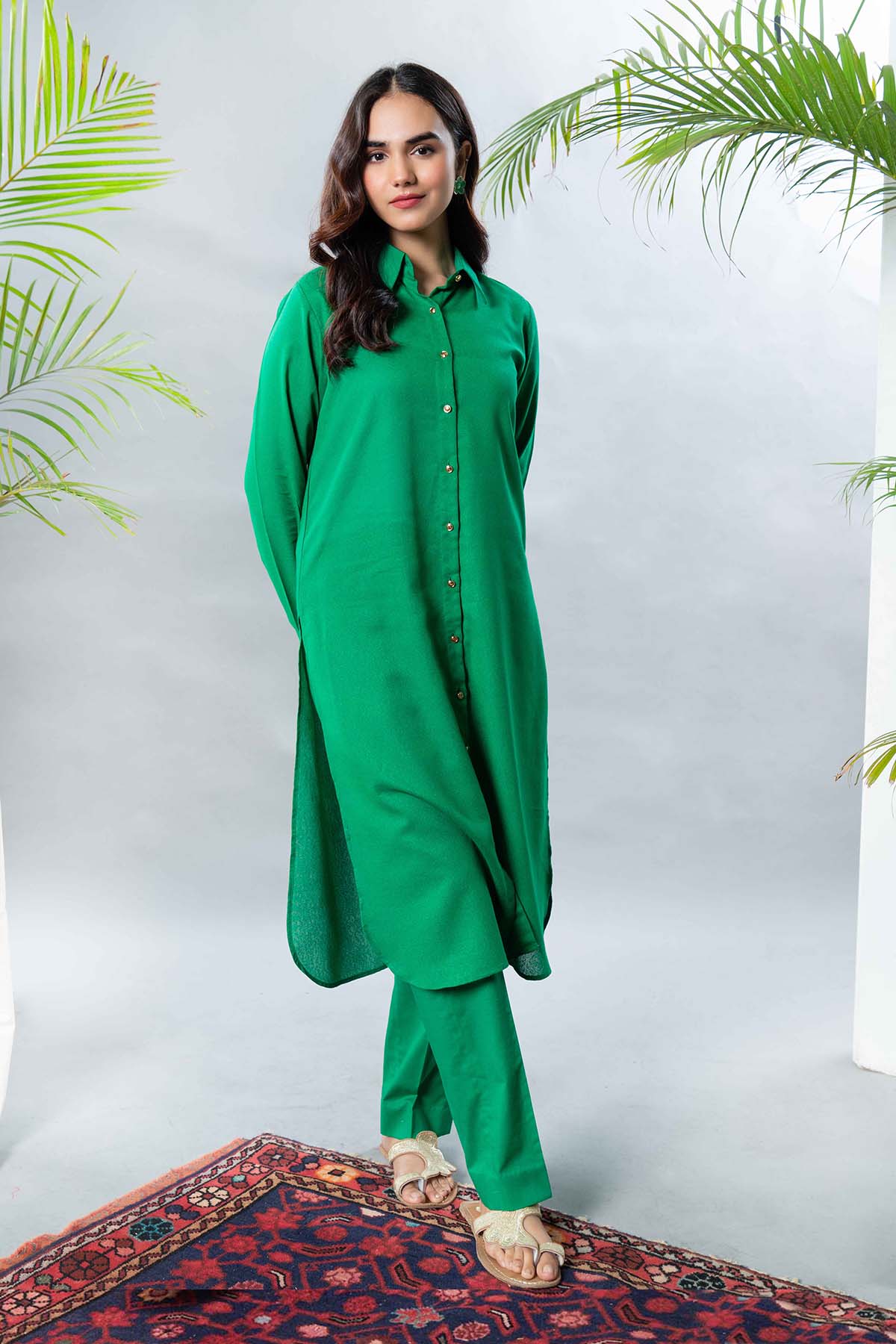 1 Piece Lawn Karandi Top (NR0393)