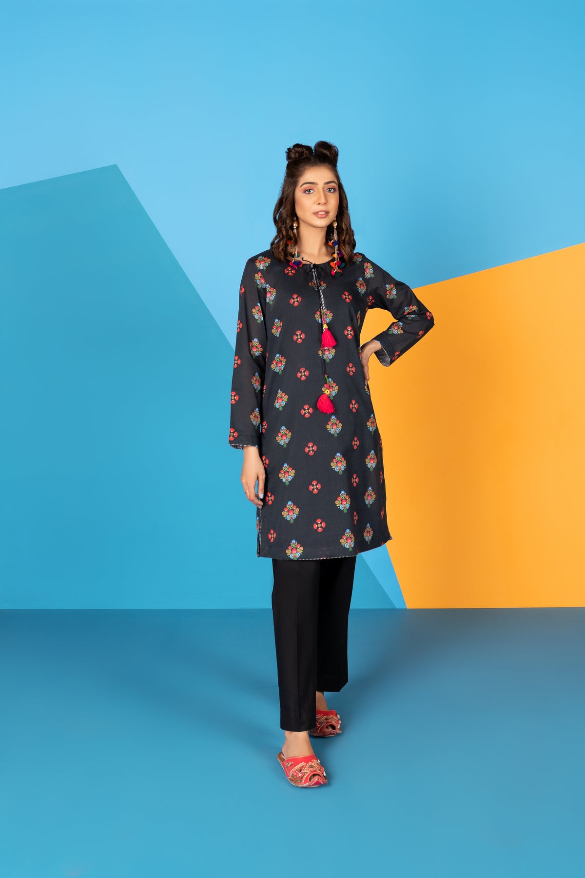 1 Piece Printed Lawn Top (TR0582)