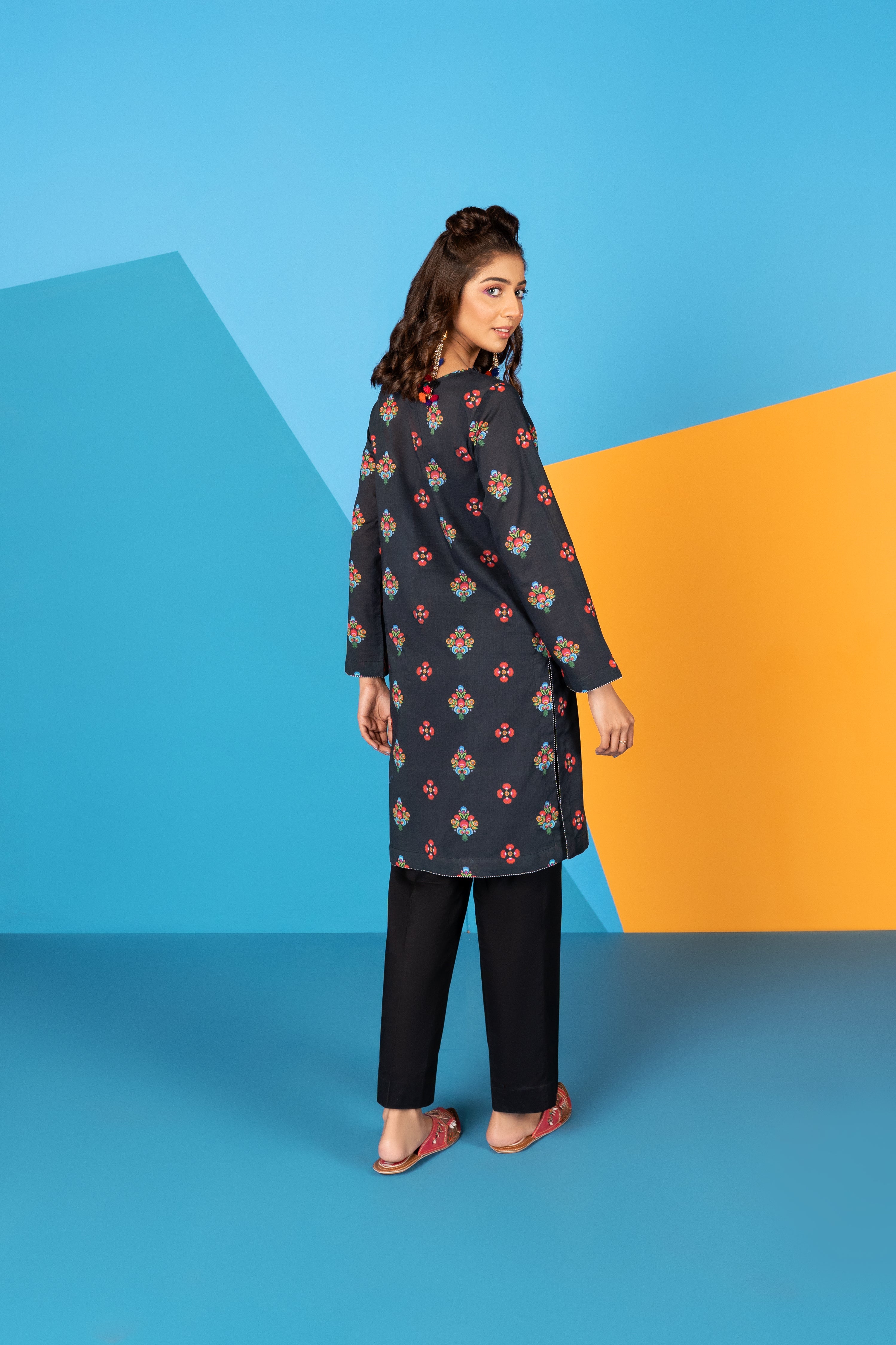 1 Piece Printed Lawn Top (TR0582)